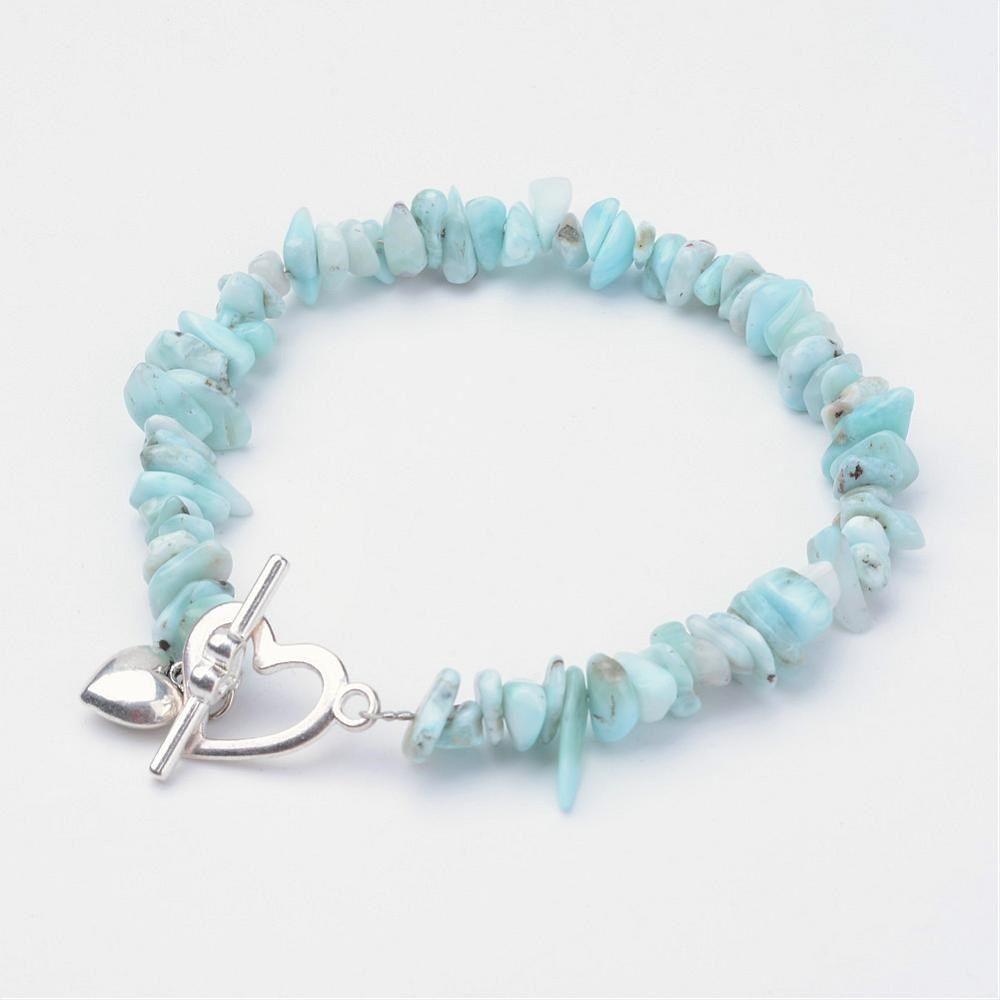Larimar Chip Bracelet | Jewelry-Bracelet | Wiccan Center