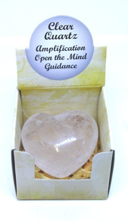 Clear Quartz - Heart Gift Box | Hearts | Wiccan Center