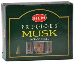 Precious Musk Hem Cone | Incense | Wiccan Center