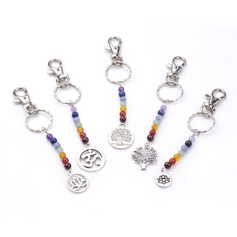 Chakra Om Keychain | Keychains | Wiccan Center