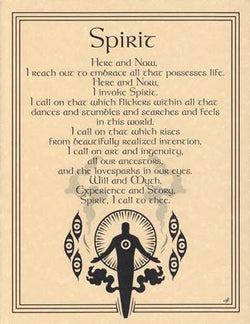 Spirit Invocation | Poster | Wiccan Center