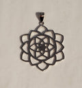 Sterling Silver Lotus Necklace | Jewelry-Necklace | Wiccan Center