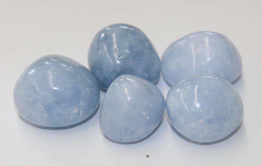 Blue Calcite | Tumbled Gemstone | Wiccan Center