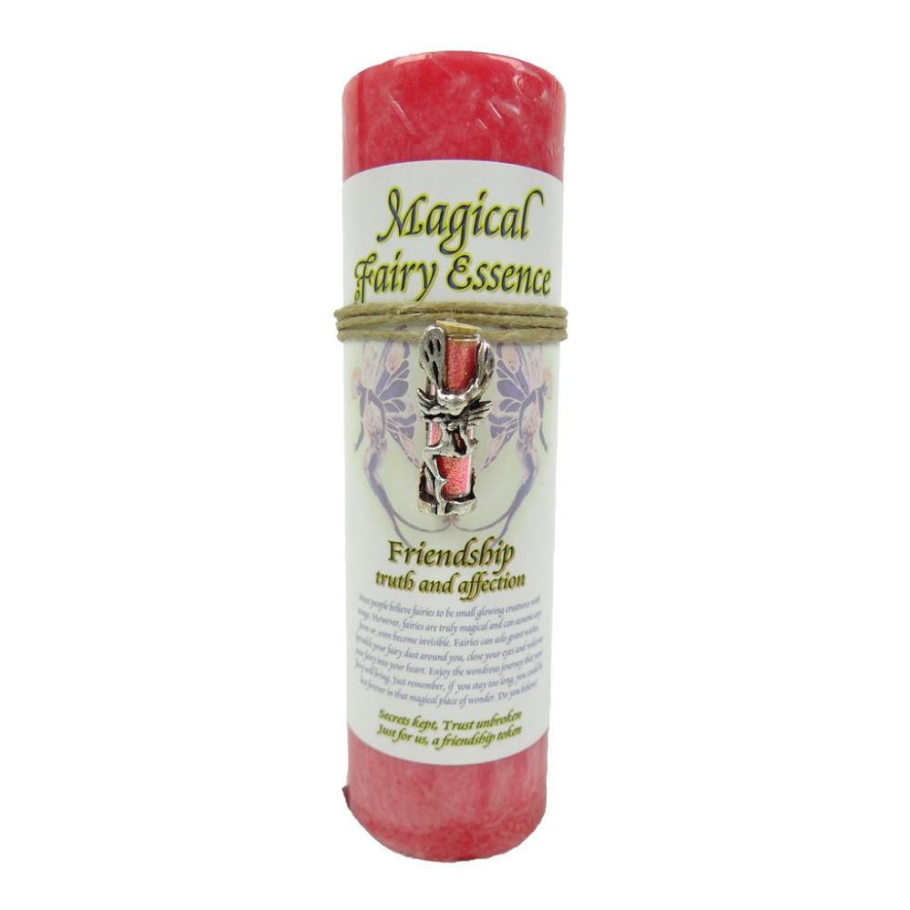 Friendship Pillar w/fairy dust | Candle | Wiccan Center