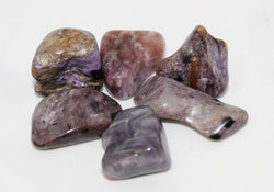 Charoite med | Tumbled Gemstone | Wiccan Center