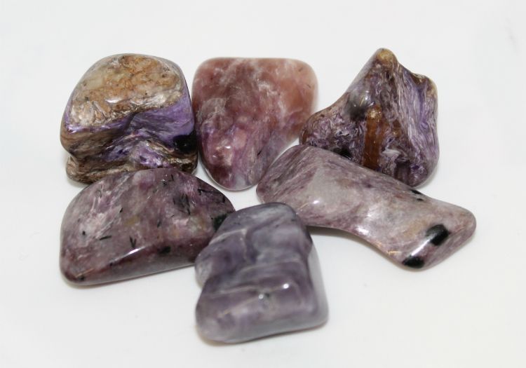 Charoite med | Tumbled Gemstone | Wiccan Center