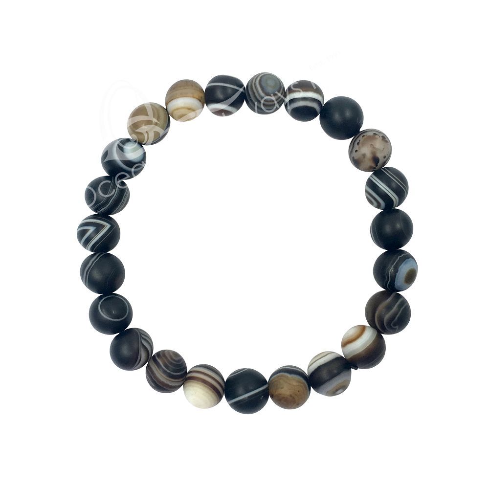 Banded Agate Bracelet | Jewelry-Bracelet | Wiccan Center