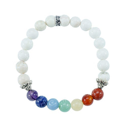 Howlite Chakra Bracelet | Jewelry-Bracelet | Wiccan Center