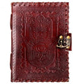 Hamsa Leather Journal | Journals | Wiccan Center