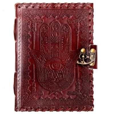 Hamsa Leather Journal | Journals | Wiccan Center