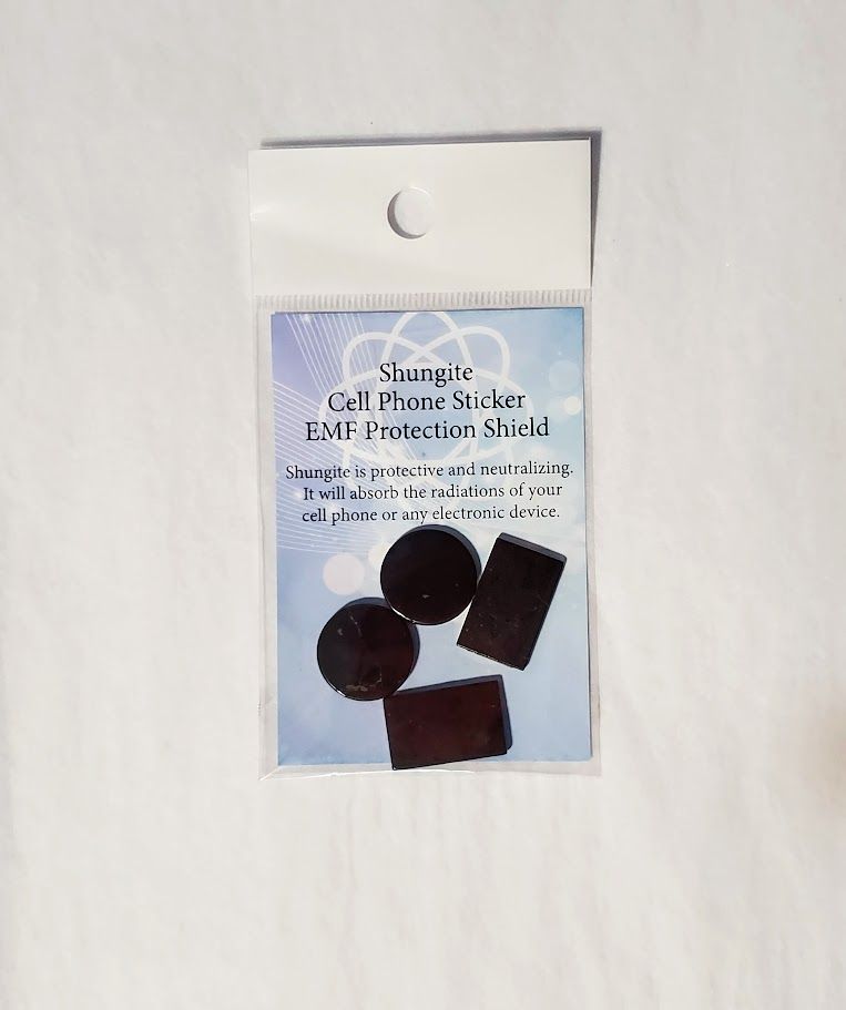 Shungite Cell Phone Tiles | Gemstone | Wiccan Center