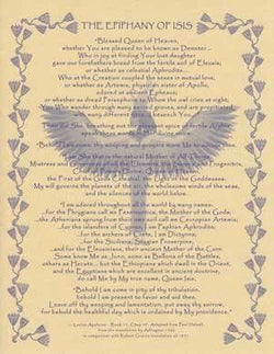 Epiphany of Isis Poster | Poster | Wiccan Center
