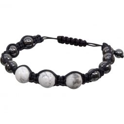Adjustable Macrame Magnetic Hematite Bracelet | Jewelry-Bracelet | Wiccan Center