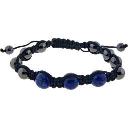Adjustable Macrame Magnetic Hematite Bracelet | Jewelry-Bracelet | Wiccan Center