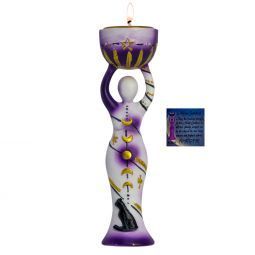 Moon Goddess T-Light Holder | Candle Holder | Wiccan Center