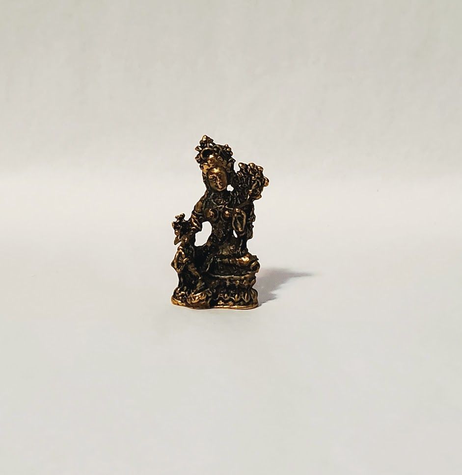 Mini Brass Tara | Figurines | Wiccan Center