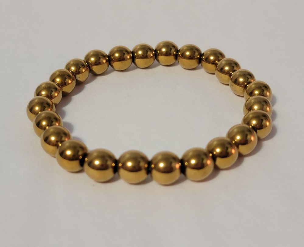 Gold Hematite Bracelet | Jewelry-Bracelet | Wiccan Center