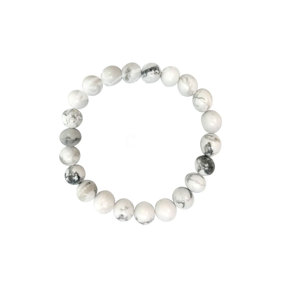 White Howlite - Bracelet | Jewelry-Bracelet | Wiccan Center