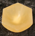 Selenite Bowl - Orange Hexagon | Bowls | Wiccan Center