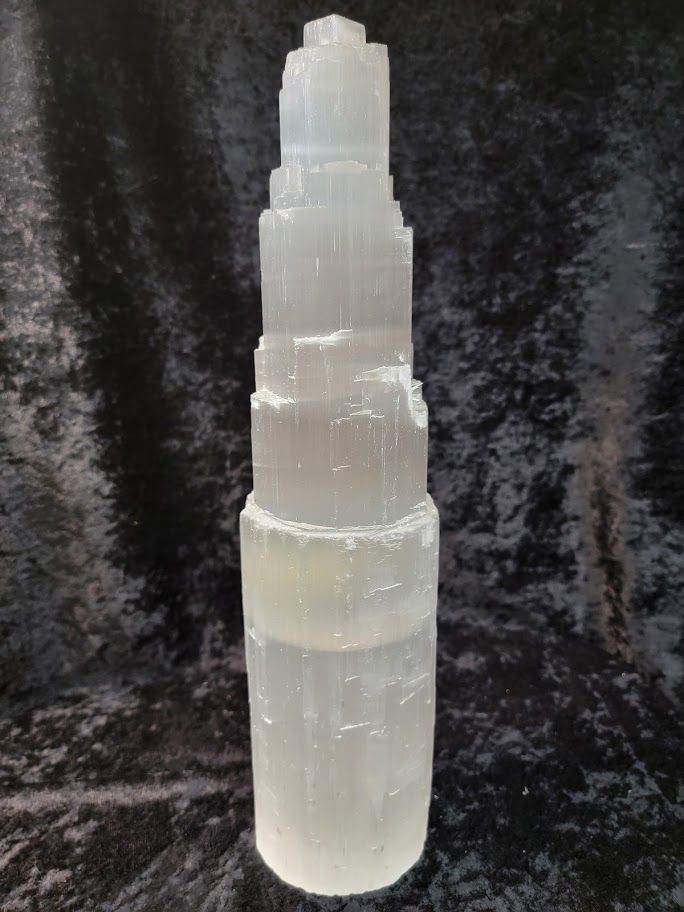 Selenite Lamp - Skyscraper (X-Large) | Lights | Wiccan Center
