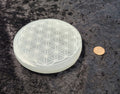 Selenite Round - Flower of Life | Gemstone | Wiccan Center