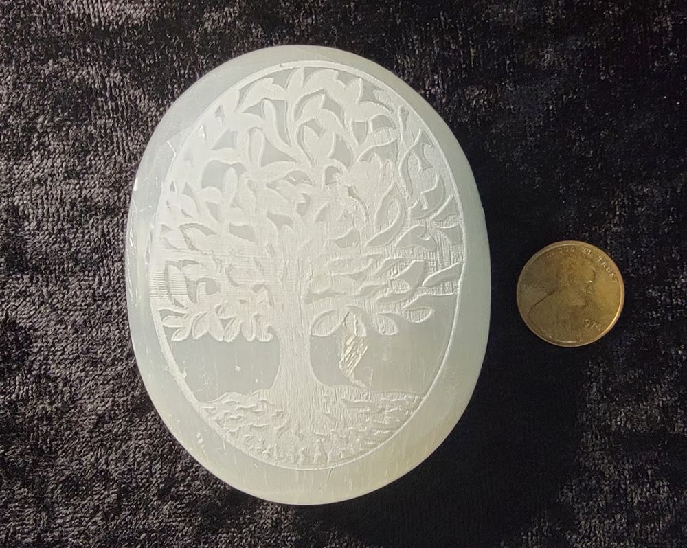 Selenite Soap Carved TOL | Gemstone | Wiccan Center