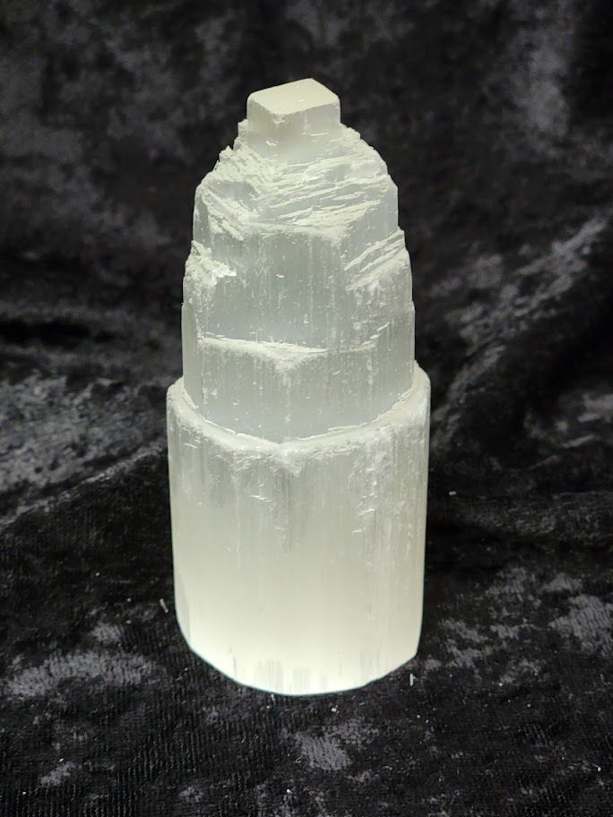 Selenite Tower - Medium | Point | Wiccan Center