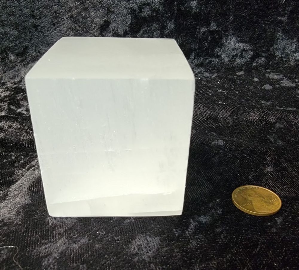 Selenite Cube | Gemstone | Wiccan Center