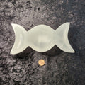 Selenite Bowl - Triple Moon | Bowls | Wiccan Center
