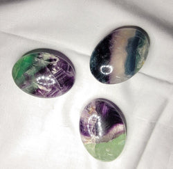 Fluorite Palm Stone | Palm Stone | Wiccan Center