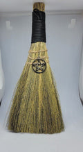 Pentacle Black Broom (9") | Brooms | Wiccan Center