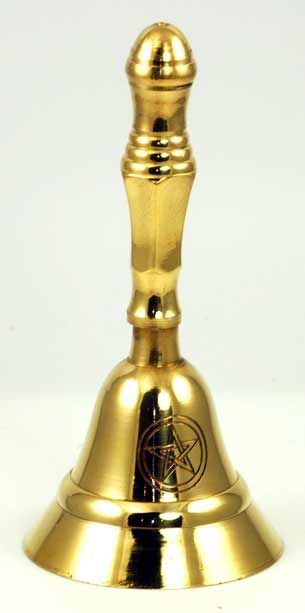 Pentagram Hand Bell | Wicca | Wiccan Center