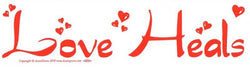 Love Heals - Bumper Sticker | Bumper Stickers | Wiccan Center