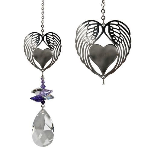 CRYSTAL FANTASY™-Winged Heart | Suncatchers | Wiccan Center