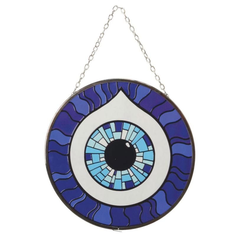Evil Eye Stained Glass Suncatch | Suncatchers | Wiccan Center