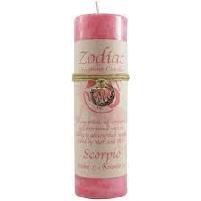 Zodiac Pillar w/ Pendant | Candle | Wiccan Center