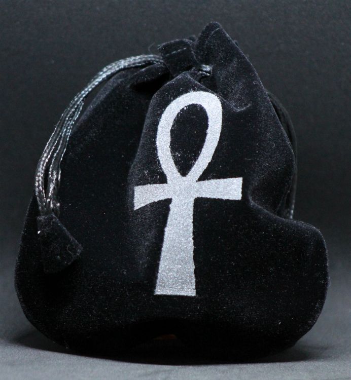 Ankh Velveteen Bag | Accessories | Wiccan Center