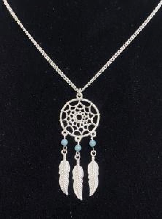 Dream Catcher Necklace | Jewelry-Necklace | Wiccan Center