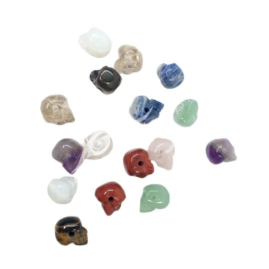 Gemstone Skull Bead - Assorted | Beads | Wiccan Center