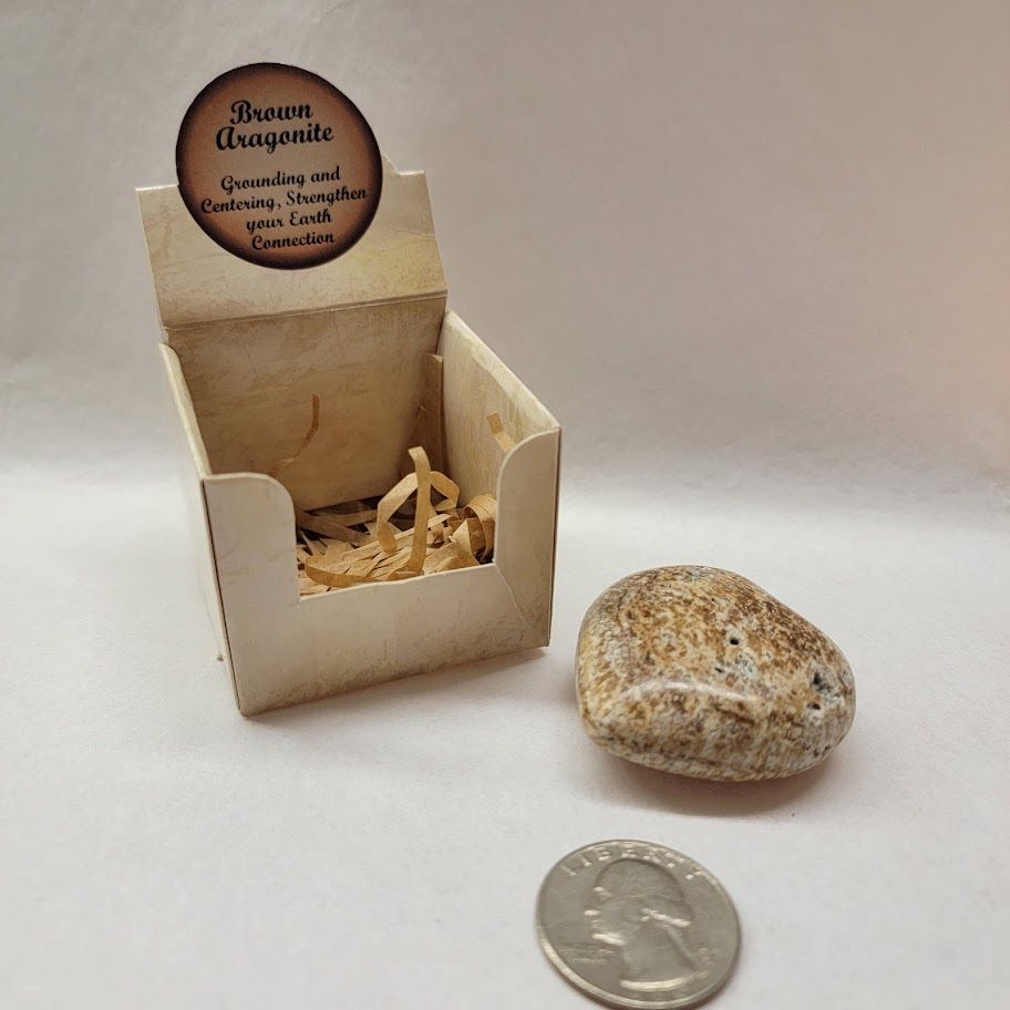 Aragonite - Heart Gift Box | Rough Gemstone | Wiccan Center