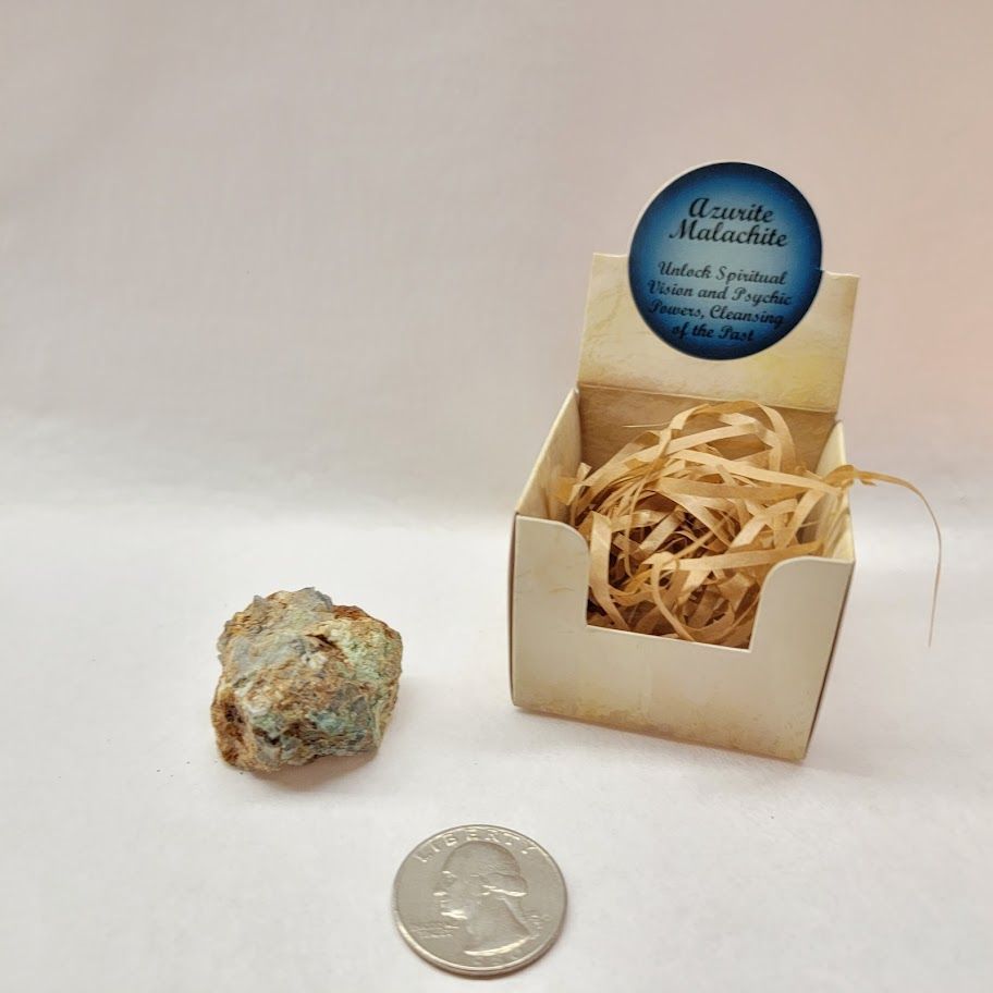 Azurite/Malachite Rough Gift Bx | Rough Gemstone | Wiccan Center