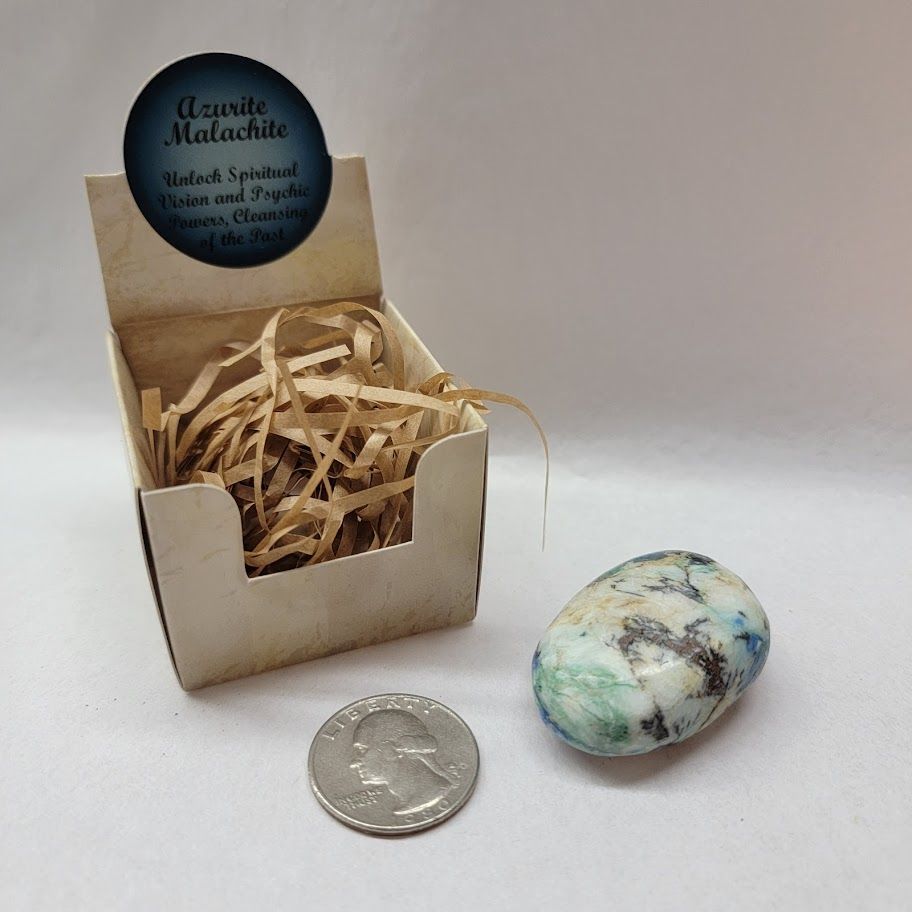 Azurite & Malachite - Sphere Gift Box | Sphere | Wiccan Center
