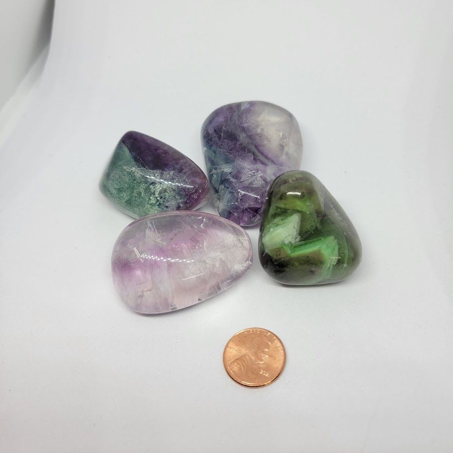 Fluorite A XL | Tumbled Gemstone | Wiccan Center