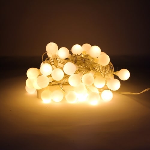 50 LED String Light Bulb w/ connector - Warm White | LED Lights | Wiccan Center