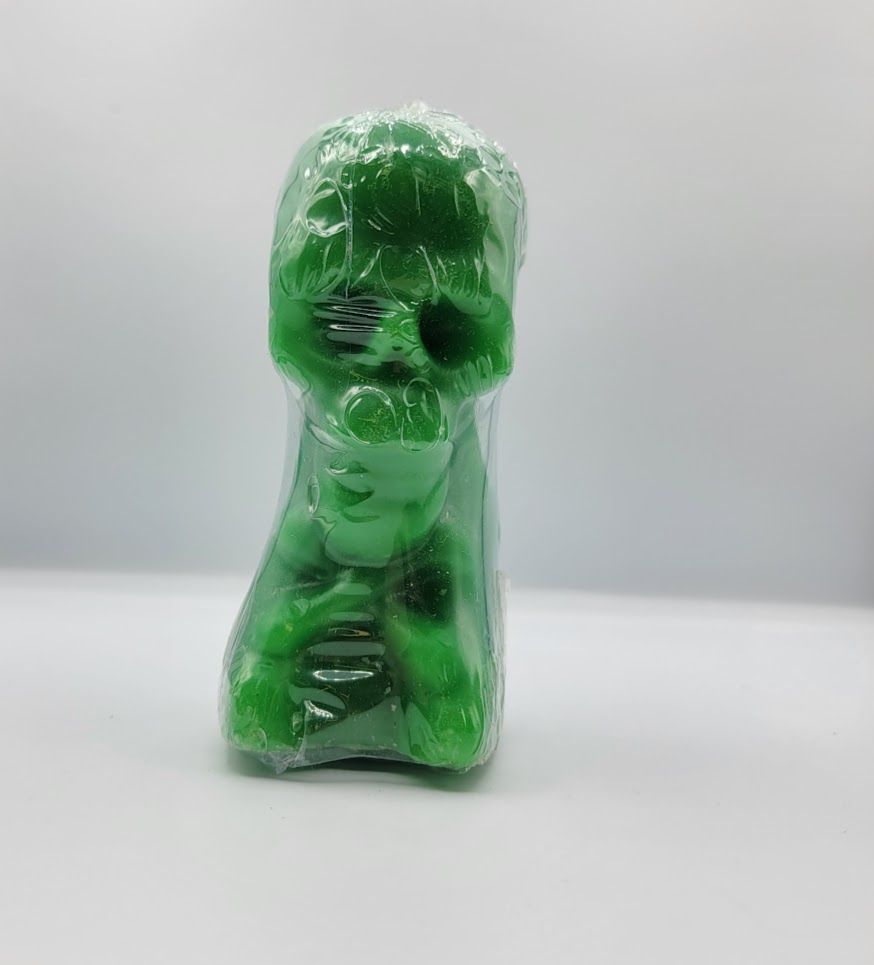Skeleton Shaped Candle Green | Candle | Wiccan Center
