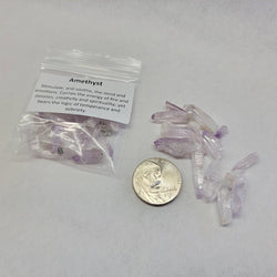Vera Cruz Amethyst Points (10g bag) | Point | Wiccan Center