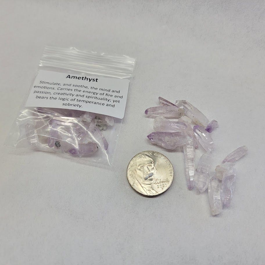 Vera Cruz Amethyst Points (10g bag) | Point | Wiccan Center