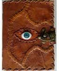 Sacred Eye Leather w/latch | Journals | Wiccan Center