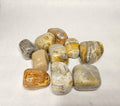 Onyx Grey & Yellow - Tumbled | Tumbled Gemstone | Wiccan Center