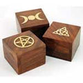 Brass Inlaid Box | HomeDécor | Wiccan Center
